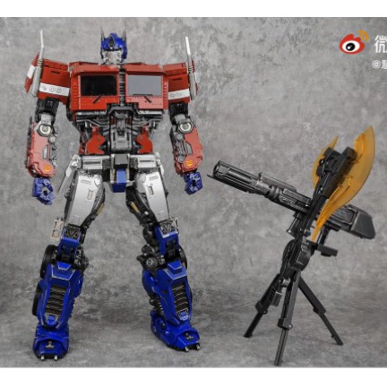 Mô hình đồ chơi tĩnh người máy rô bốt  biến hình transformer WJ M09 Optimus Prime trưng bày cao cấp