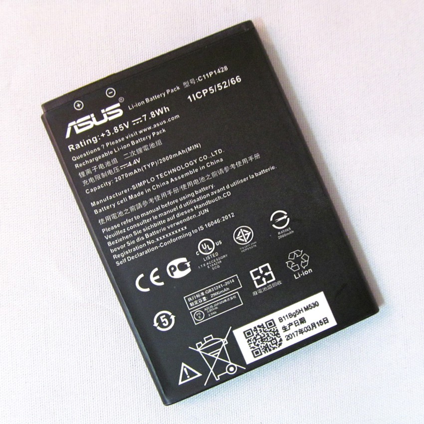 Pin Asus Zenfone Go 4,5 inch dung lượng 2070mAh