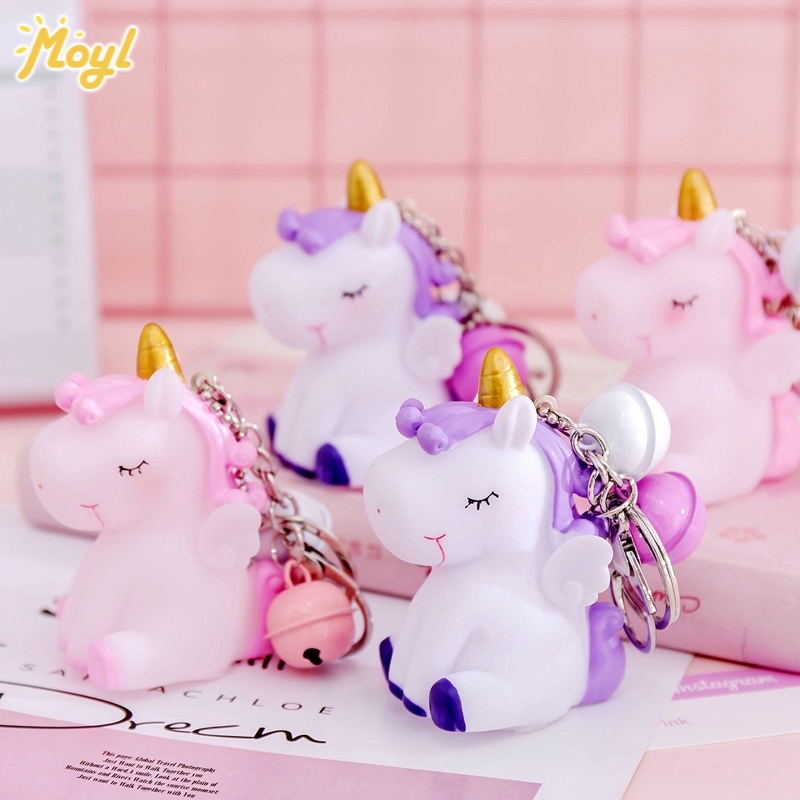 Móc khóa thiết kế hình kỳ lân dễ thương
