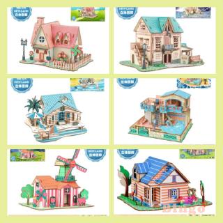 Bộ nhà búp bê 3d tự lắp ráp