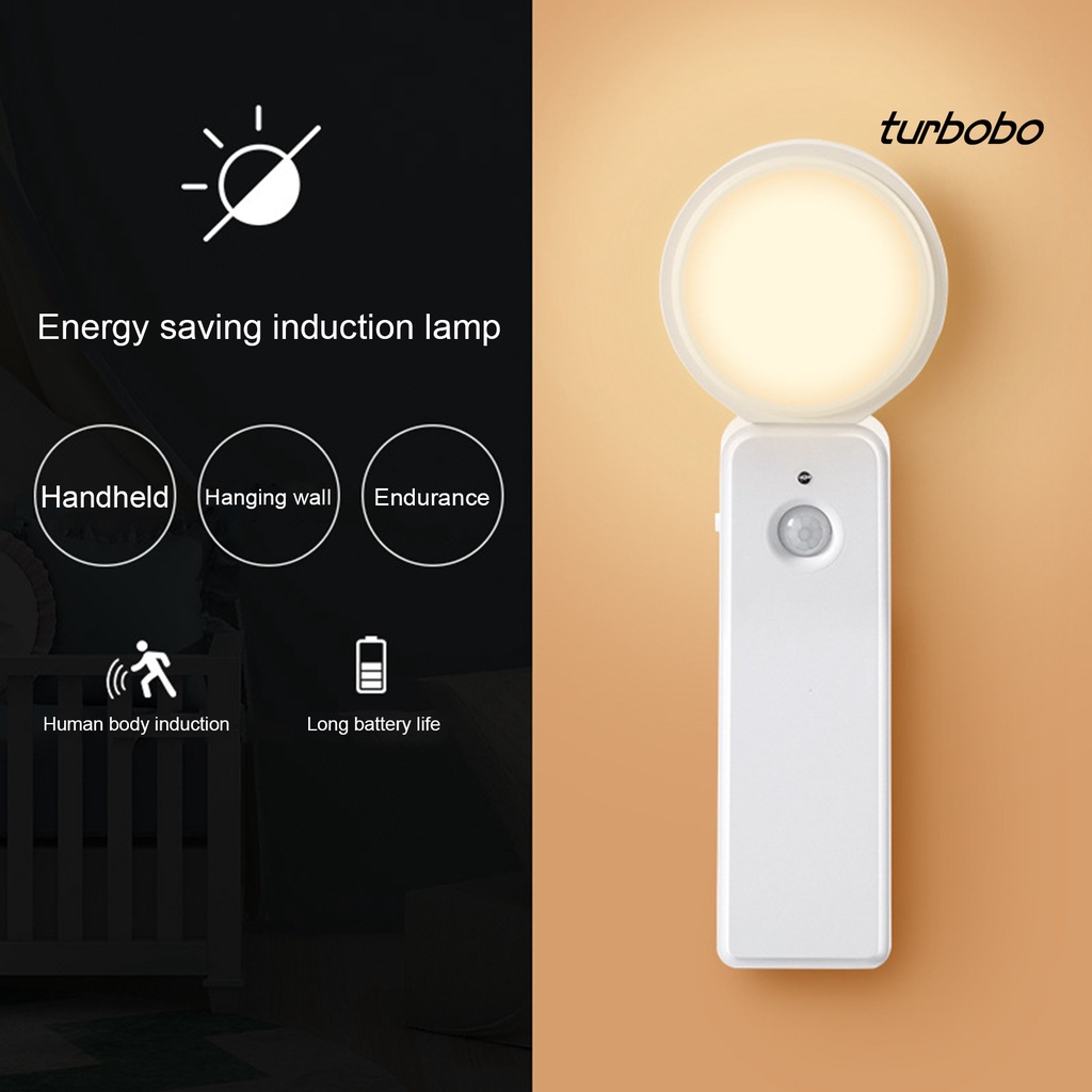 Turbobo Đèn Ngủ LED Cảm Biến Cơ Thể Xoay Được Đa Năng Cho Phòng Ngủ