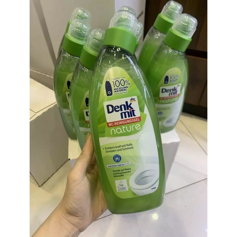 Nước tẩy rửa bồn cầu, toilet, nhà tắm, nhà vệ sinh Denkmit 750 ml