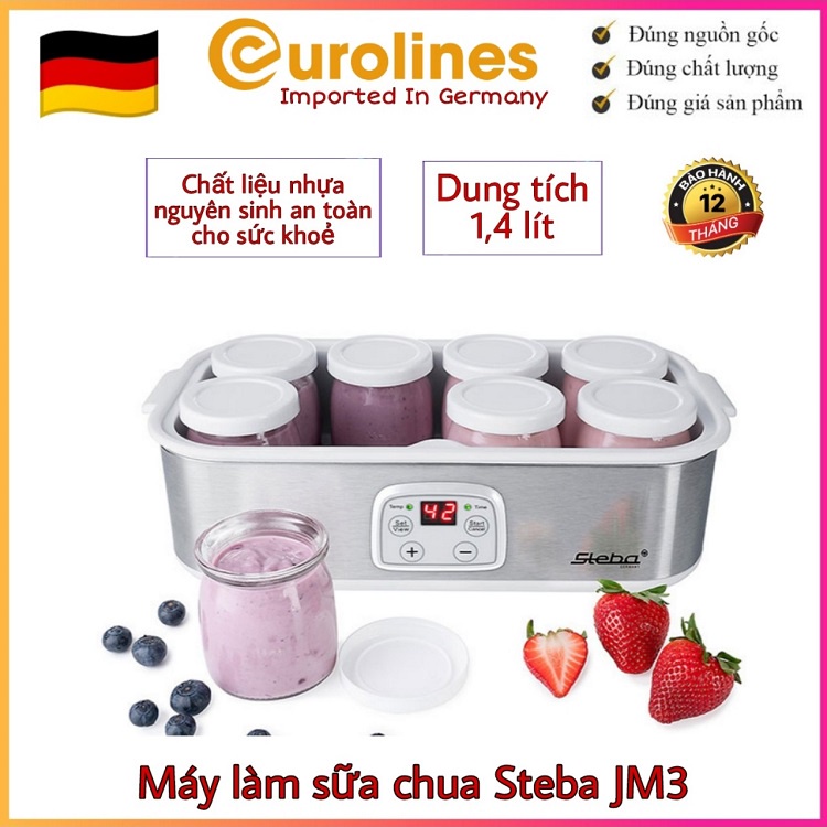 Máy làm sữa chua Steba JM3 [Nhập Đức - Bảo hành 12 tháng]