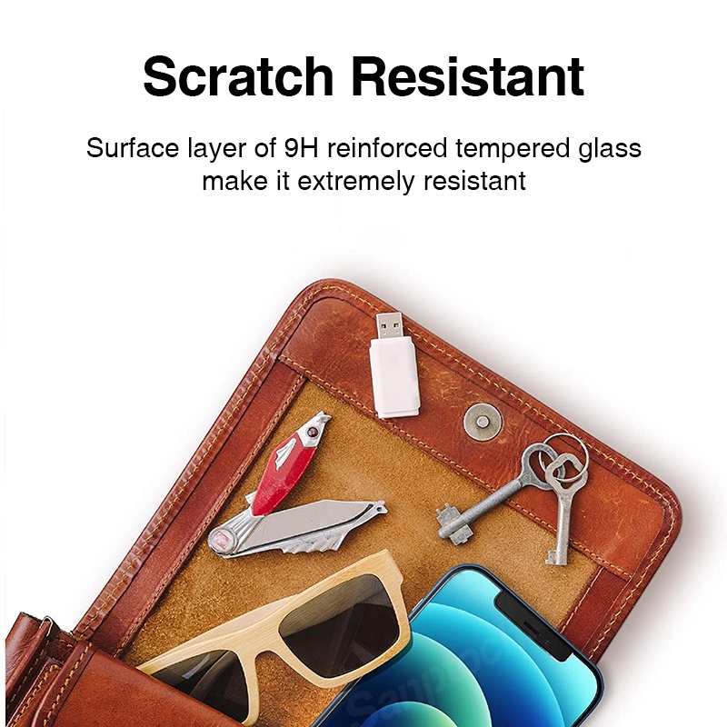Sanptoch Screen Protector For iPhone 11 12 13 Pro Max Mini X Xs Max XR 9H Hardness HD Tempered Glass For iPhone 8 7 6 6s Plus SE 2020 Protective Film