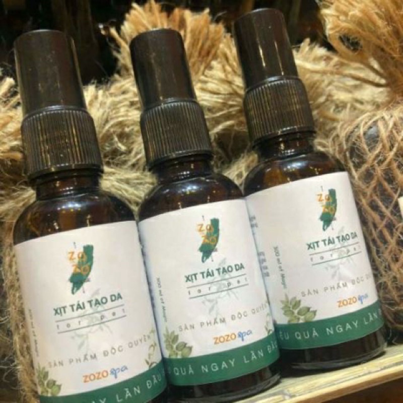 Xịt thảo dược an toàn chữa nấm, ghẻ,viêm da chó mèo