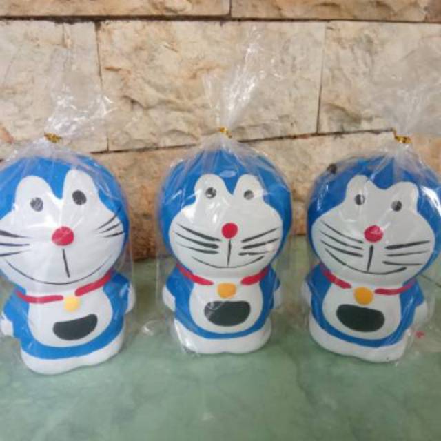 Ống Heo Tiết Kiệm Hình Mèo Máy Doraemon / Hello Kitty + Bublep