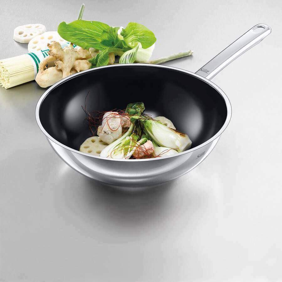 Chảo sâu lòng SILIT WUHAN 28cm- chảo inox chống dính đáy từ