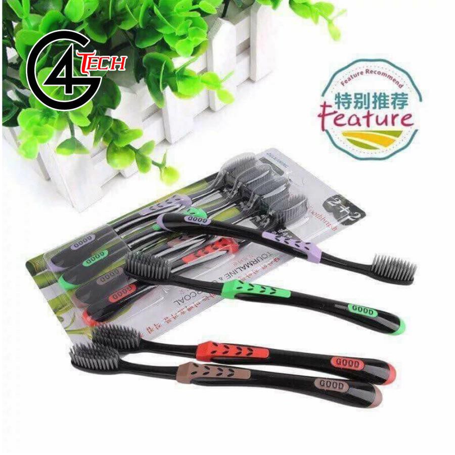 Bàn chải đánh răng Hàn Quốc set 4 chiếc