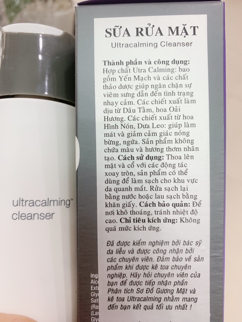 Sữa rửa mặt Dermalogica Ultracalming Cleanser 250ml 500ml