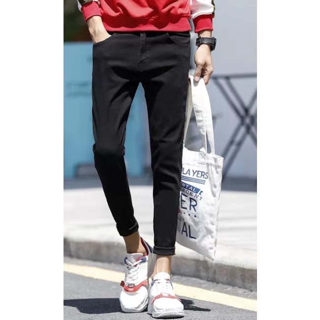 Quần vải jean bò baggy nam nữ co giãn hàng Quảng Châu phong cách Hàn Quốc sành điệu style năm 2022 SKShop22