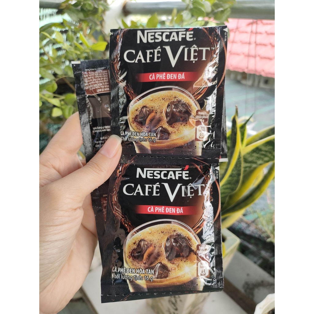 Nescafe' CAFE VIỆT cà phê đen hoà tan bịch 35gói*16g/ Hộp 15 gói*16g