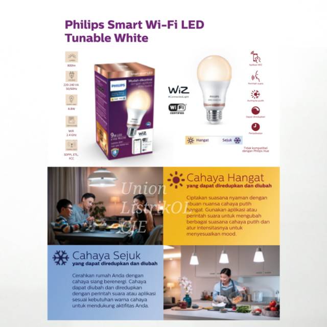 Philips Đèn Led Thông Minh 9w Kết Nối Wifi