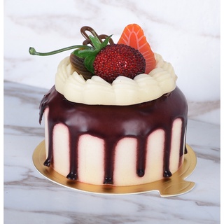 100 cái đế lót bánh mousse hình tròn đường kính 9cm màu vàng