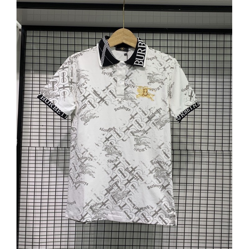 Áo thun cổ trụ cao cấp thêu logo nổi(chất liệu thun cotton 100%) | BigBuy360 - bigbuy360.vn