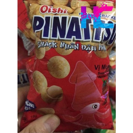 Đậu phộng oi shi - Pinattsu vị mực cay