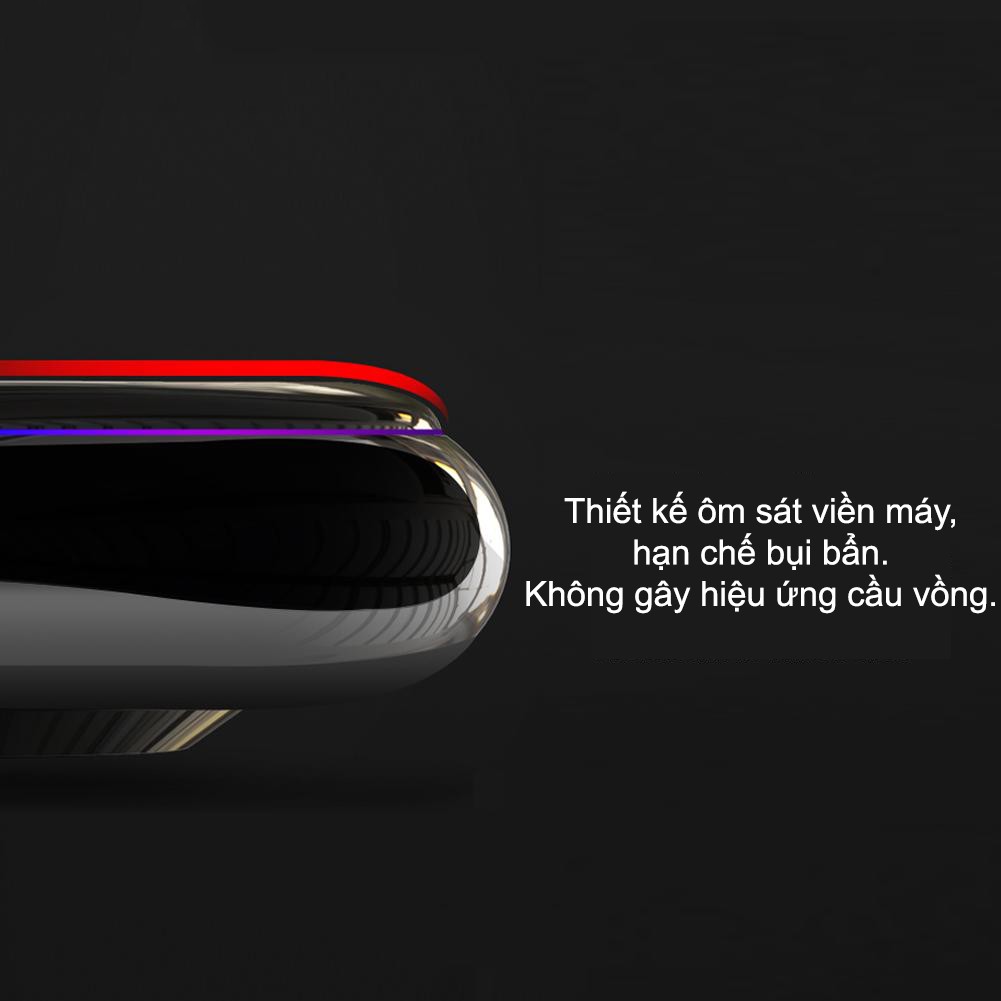 Kính cường lực 13 PRO MAX 10D - TÊ GIÁC full màn hình cho 6 đến 13 PRO MAX - Chống xước va đập