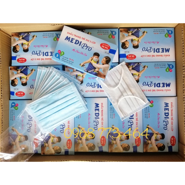 Khẩu trang y tế cho Bé từ 6 tuổi trở lên