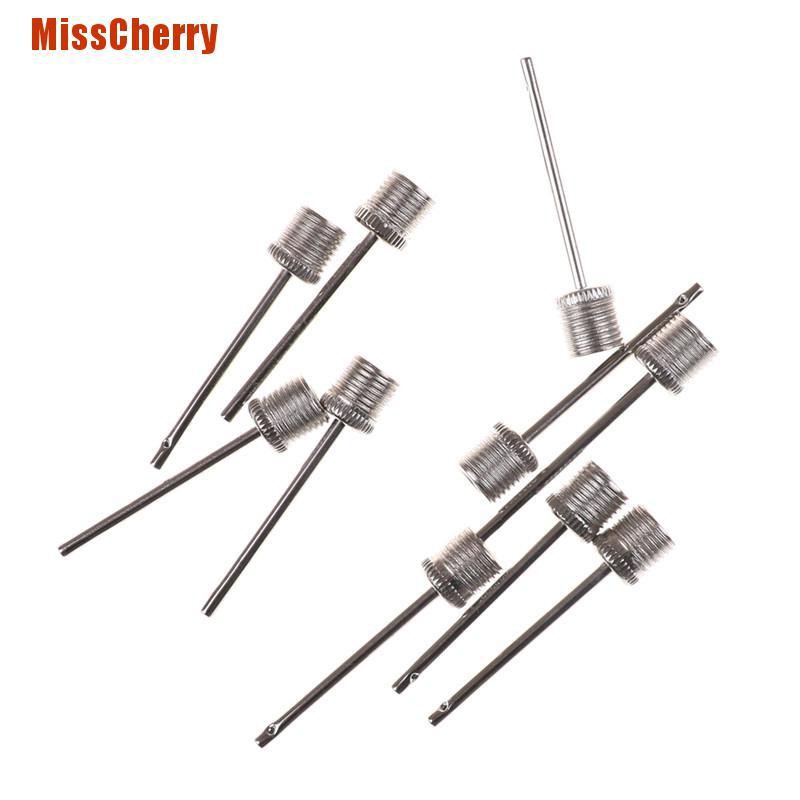 Bộ 10 Ống Bơm Bóng Bằng Thép Không Gỉ Chất Lượng Cao