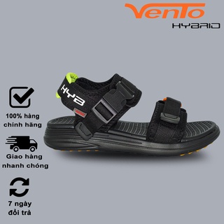 Sandal Nam Nữ Size 35-45 | Giày Sandal Vento Nam Nữ Có Size Lớn - NB38 Đen