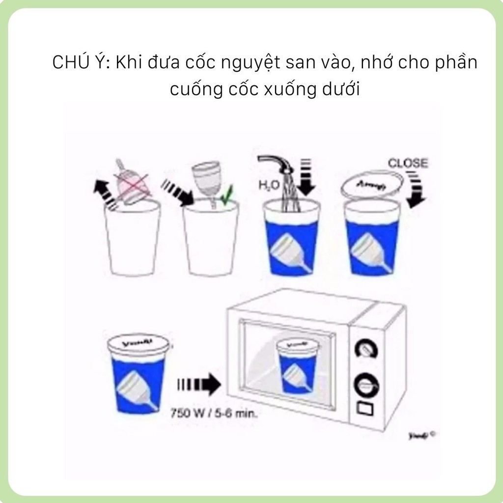 Cốc tiệt trùng và bảo quản Cốc nguyệt san Herlife