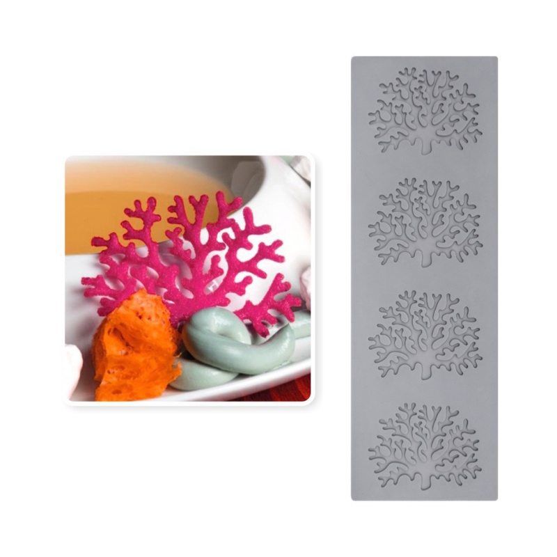 Bộ 5 Khuôn Silicone Làm Bánh Hình Chiếc Lá Xinh Xắn