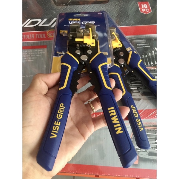 Kìm Tuốt Dây Điện Tự Động IRWIN 0,2-6mm mỹ