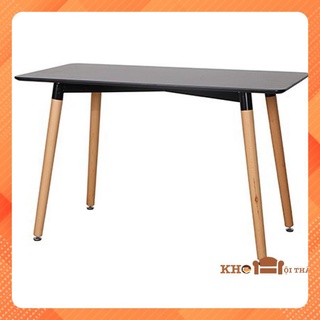 Bàn ăn chân gỗ nhập khẩu