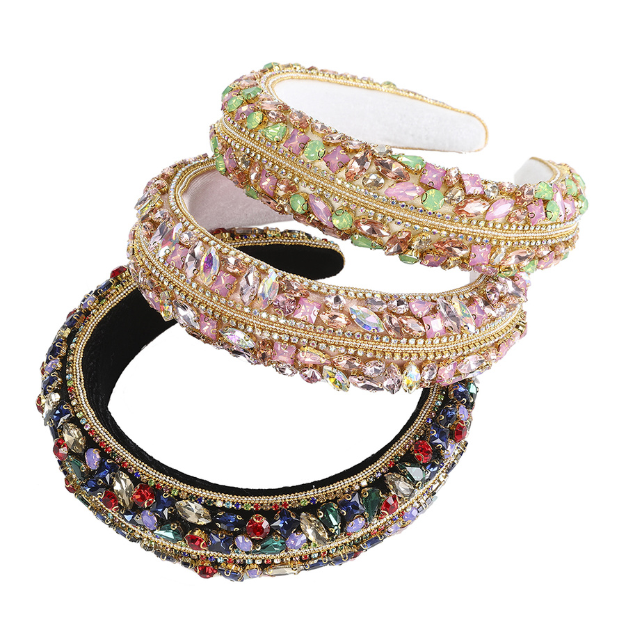 Băng Đô Cài Tóc Đính Đá Lấp Lánh Thời Trang Cho Nữ