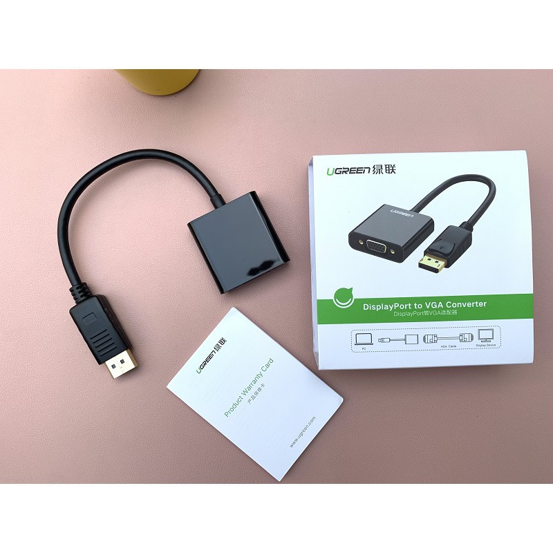 Cáp Chuyển Displayport To VGA UGREEN 20415 - Displayport Sang VGA