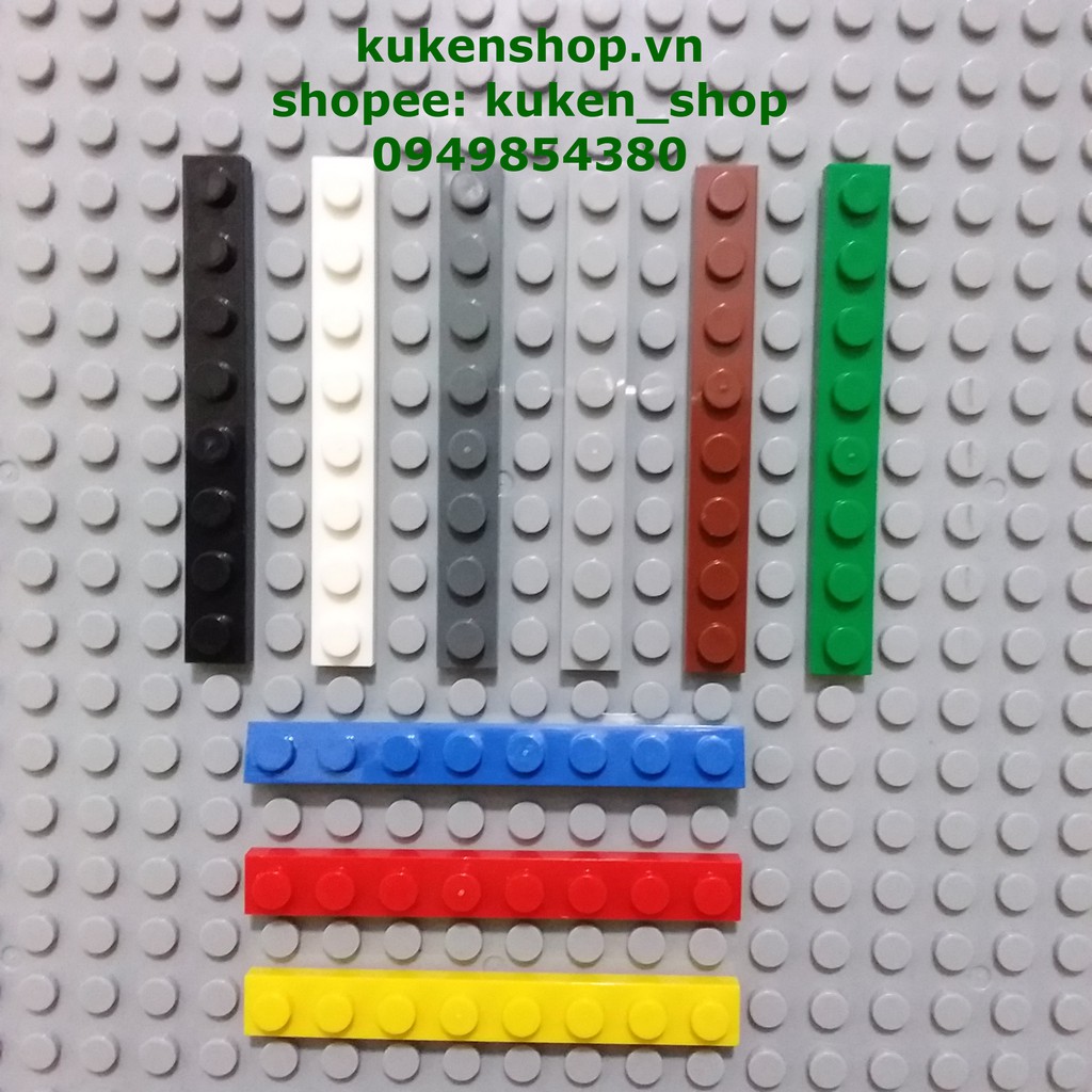 COMBO 10 Gạch 1x8x1(H) NO.436 - Phụ Kiện MOC Brick