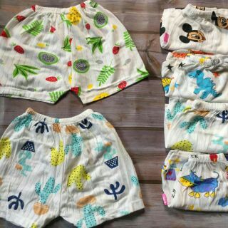 Quần chục cotton giấy, cotton 2c cho bé
