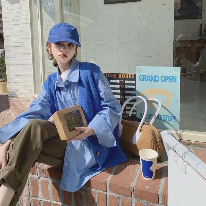 Áo len không tay thiết kế mới thời trang mùa xuân thu theo phong cách hàn quốc dành cho nữ