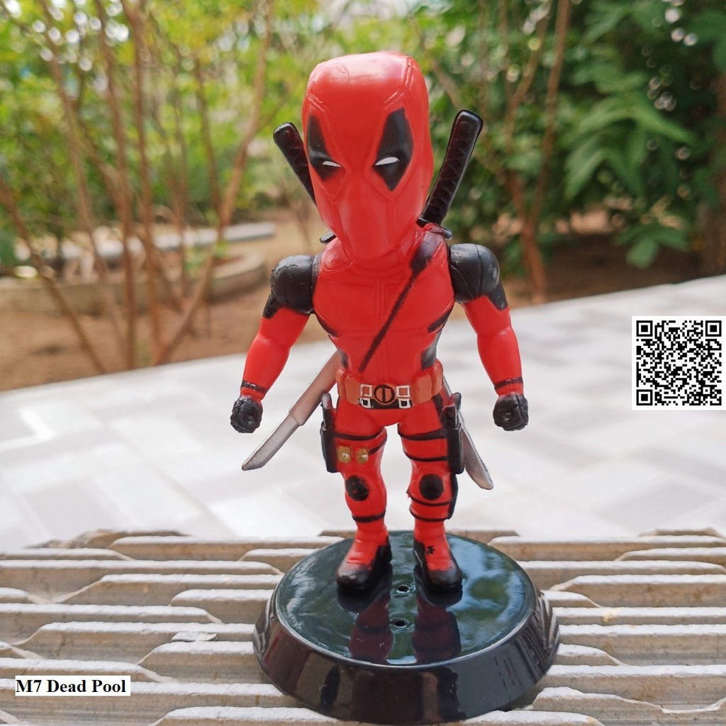 1586 Mô hình chibi lực lượng siếu Anh hùng Marvel Avengers nhiều nhân vật Spider Man Thanos Venom Ant man,...