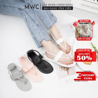 GIÀY SANDAL NỮ MWC - GIÀY SANDAL NỮ XỎ NGÓN - SANDAL NỮ ĐẾ BỆT DÂY CHÉO CHỮ A TẠO KIỂU SIÊU XINH SIÊU HOT NUSD- 2511