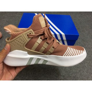 giày EQT hồng trắng