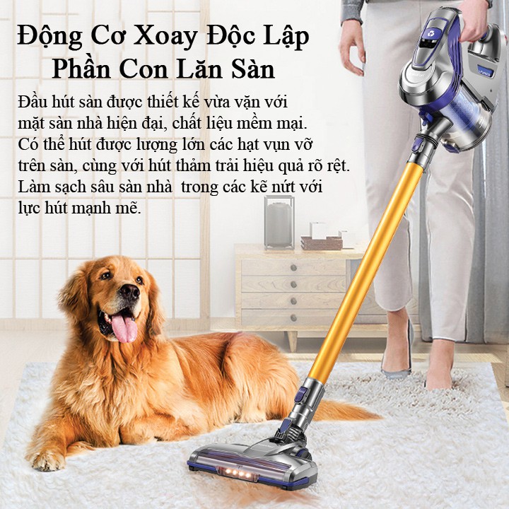 Máy Hút Bụi Cầm Tay Không Dây Kobofun K18 Lực Hút Mạnh Mẽ, Pin Tháo Rời | BigBuy360 - bigbuy360.vn