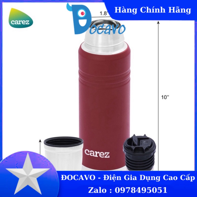 BÌNH GIỮ NHIỆT CAREZ VFC556SR-500 Đocavo xincosmetics
