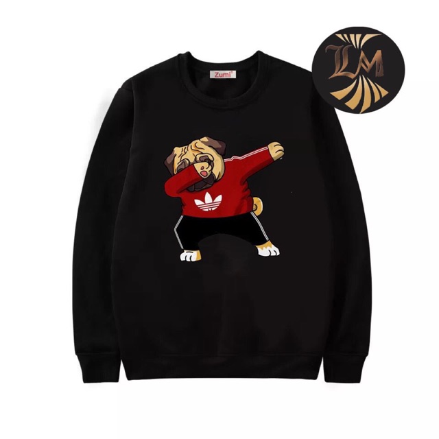 ÁO NỈ SWEATER NAM NỮ CHÓ ÁO ĐỎ KUNGFU CÓ BIGSIZE