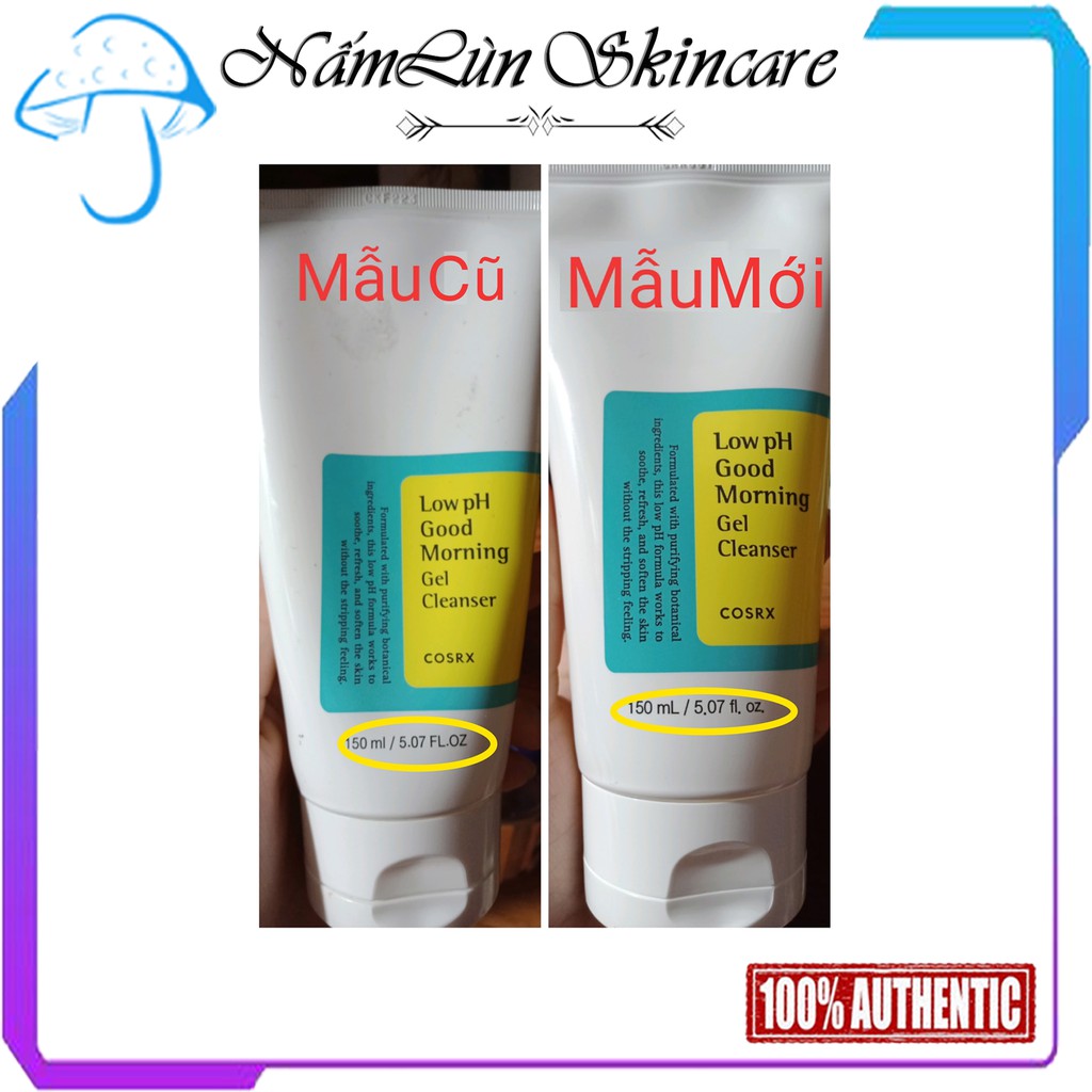 Sửa Rửa Mặt Cosrx, Gel Rửa Mặt Cosrx Dịu Nhẹ Low Ph Good Morning Gel Cleanser 150ml