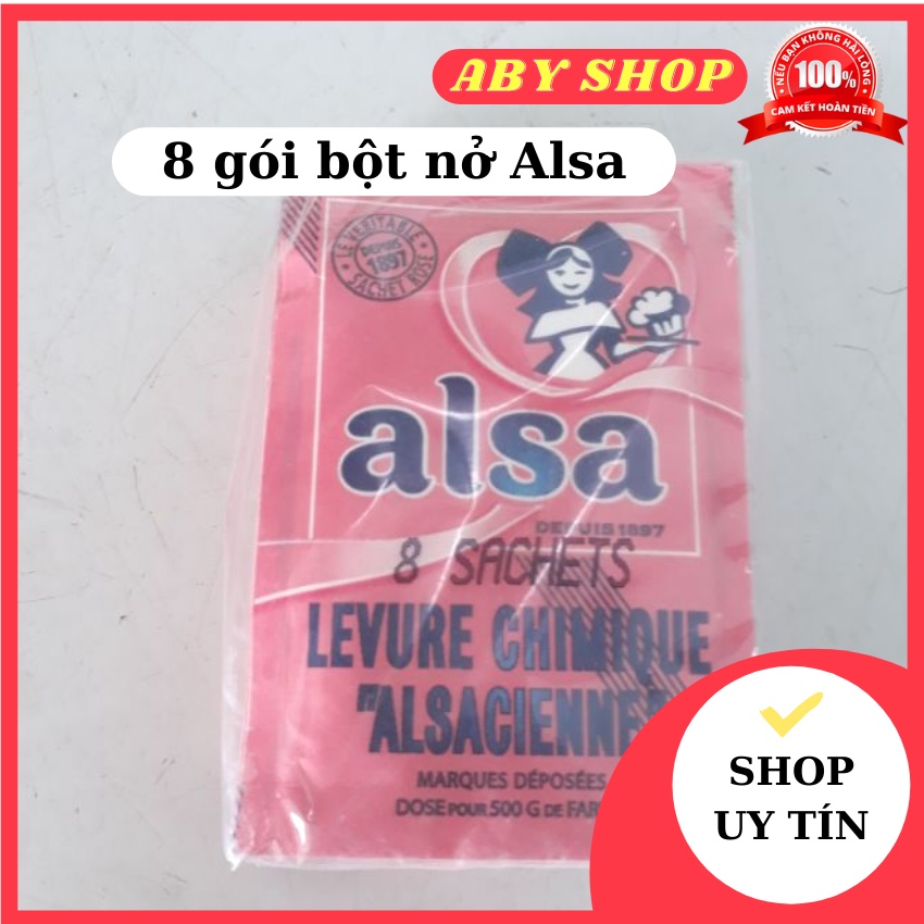 8 gói bột nở Alsa ⚡ HÀNG LOẠI 1 ⚡ bột nổi baking powder  giúp bạn tạo ra những chiếc bánh mềm và xốp