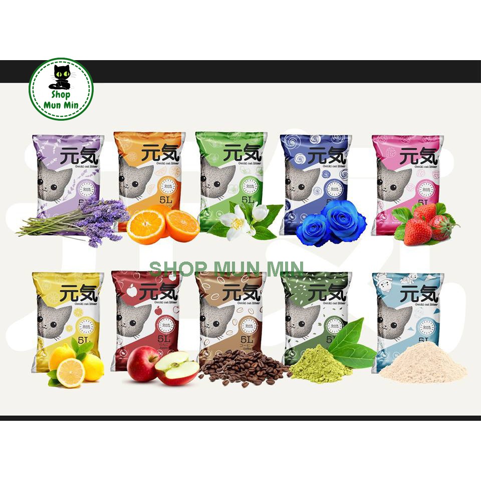 Cát vệ sinh cho mèo GENKI 5L
