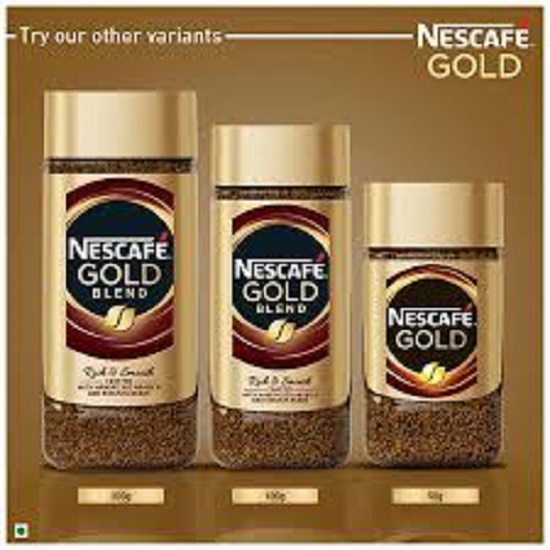 [SenXanh Emart] Cà phê Arabica nguyên chất hòa tan Nescafé Gold Blend - Nhập khẩu từ Anh