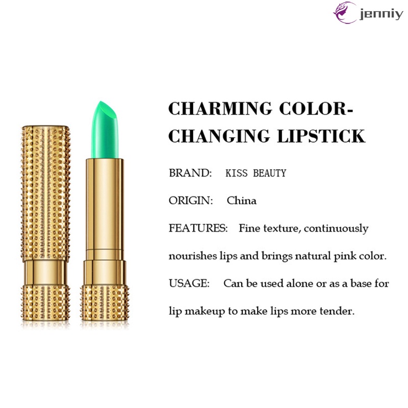 [JNY] Aloe Vera Color Changing Lipstick Moisturizing Nature Lip Balm Long Lasting Nourish Lips Care Makeup