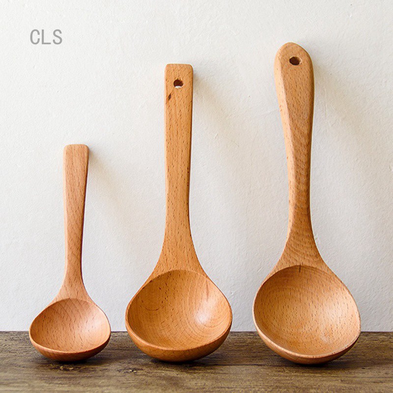 Vá múc canh gỗ  - wood spoon