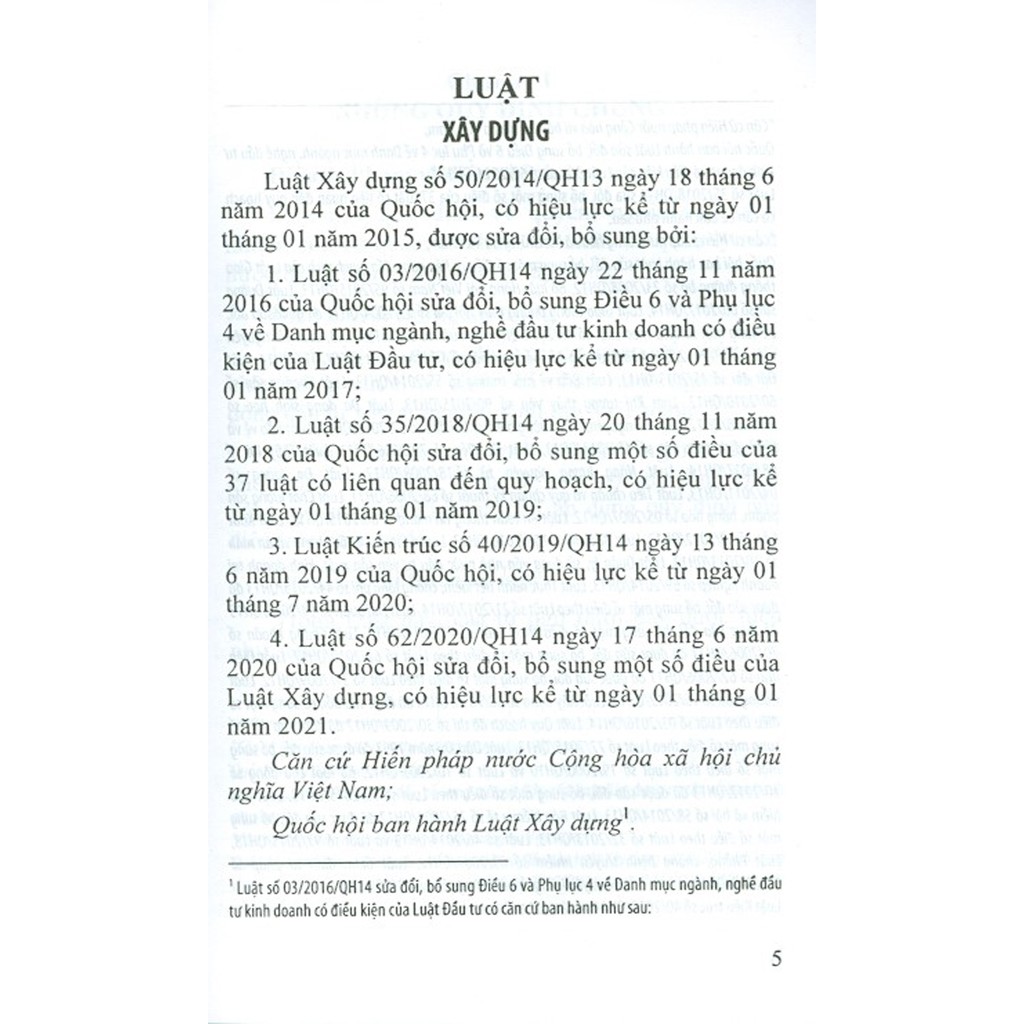 Sách - Luật Xây Dựng (Sửa Đổi, Bổ Sung Năm 2020) | BigBuy360 - bigbuy360.vn