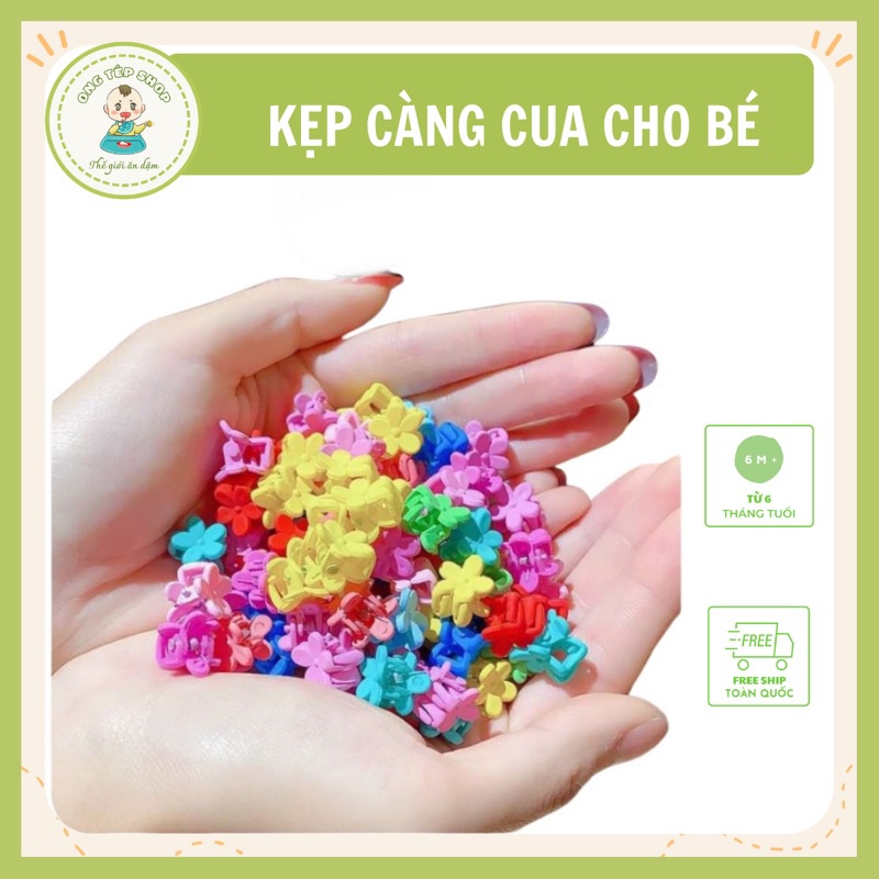 Kẹp càng cua mini kẹp tóc cho bé gái xinh xắn dễ thương