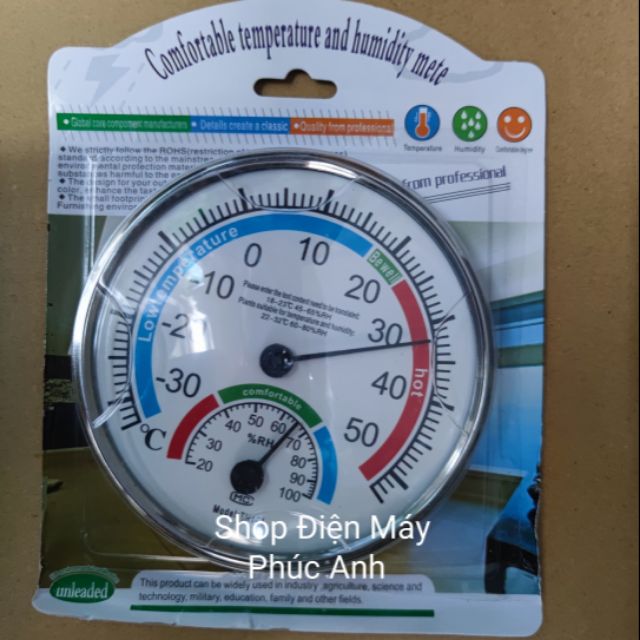 Đồng hồ đo nhiệt độ treo tường