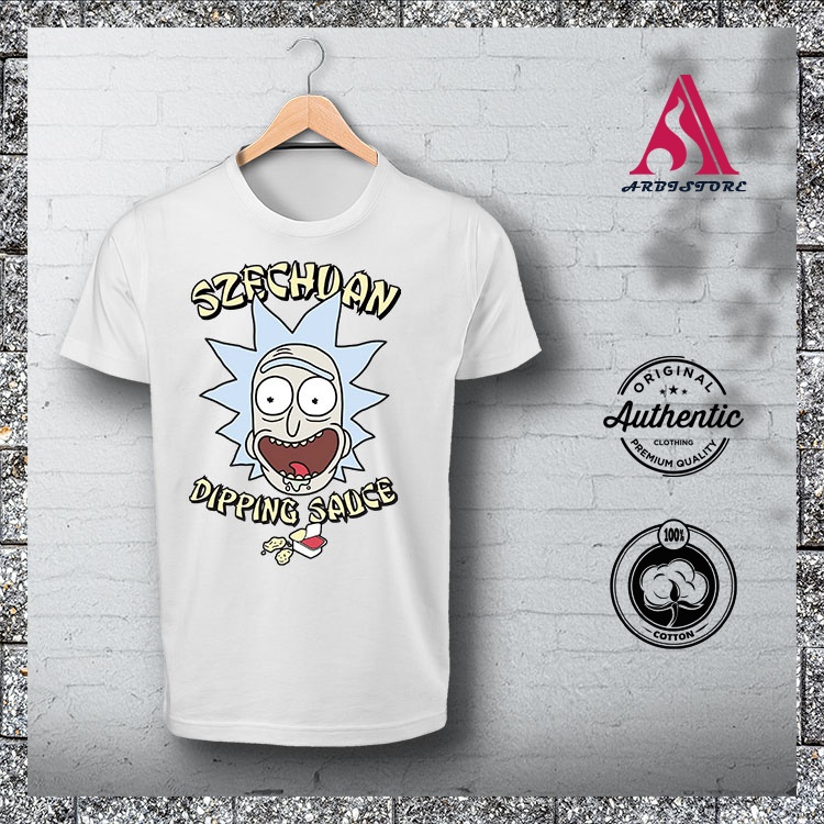 áo thun trơn nam 4 chiều Ric n Morty_2 ArbiStore cổ tròn 100% Cotton cao cấp vải dày mịn không xù lông