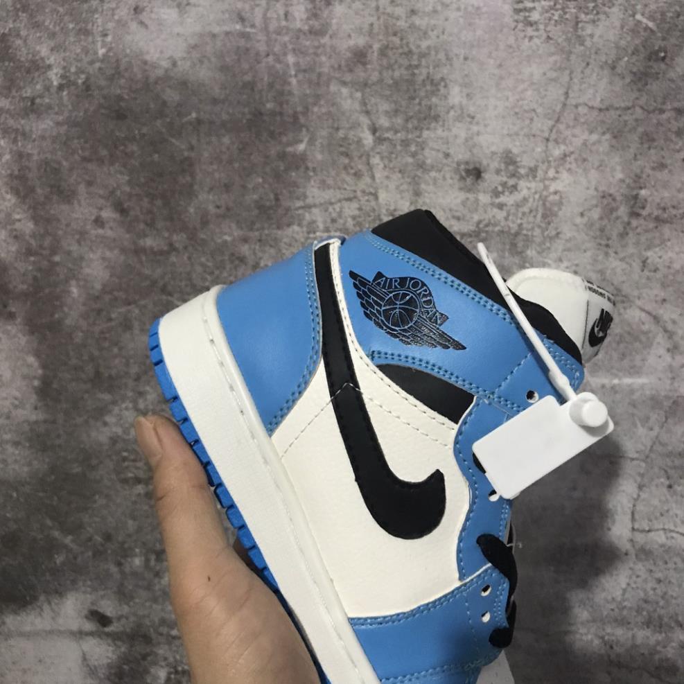 Giày JD1 high thể thao sneaker JORDAN 1 xanh dương cổ cao Hot trend
