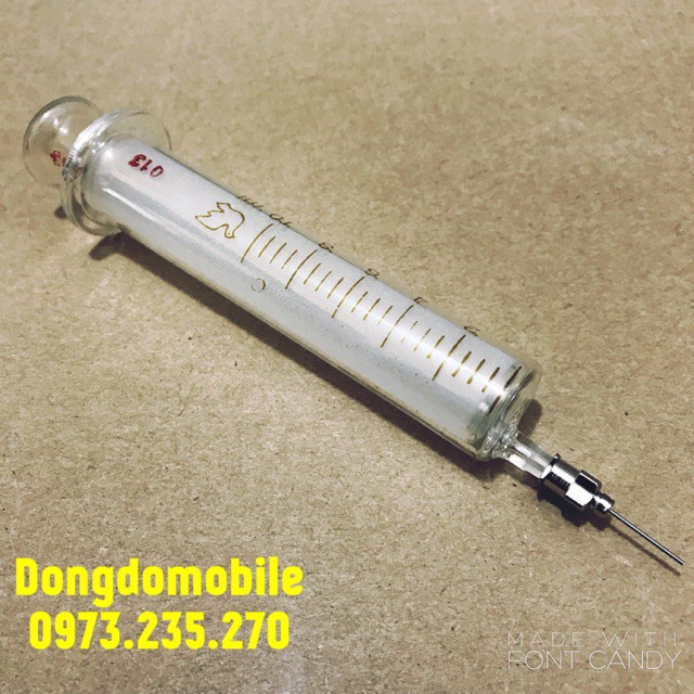 Xi lanh thủy tinh 5ml, 10ml